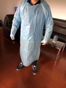 Quality OEM 120CM CPE Disposable Protective Clothing wholesale
