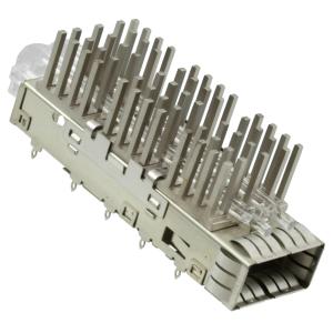 Quality TE 1888971-2 QSFP+ Cage with Heat Sink Connector EMI Springs Included Lightpipe wholesale