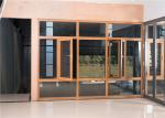 Customized Aluminium Glass Window Powder Coated For Residential / Office
