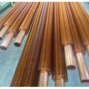 Quality DELLOK T2 TP2 C122000 Copper Fin Tube Coil Laser Welded wholesale