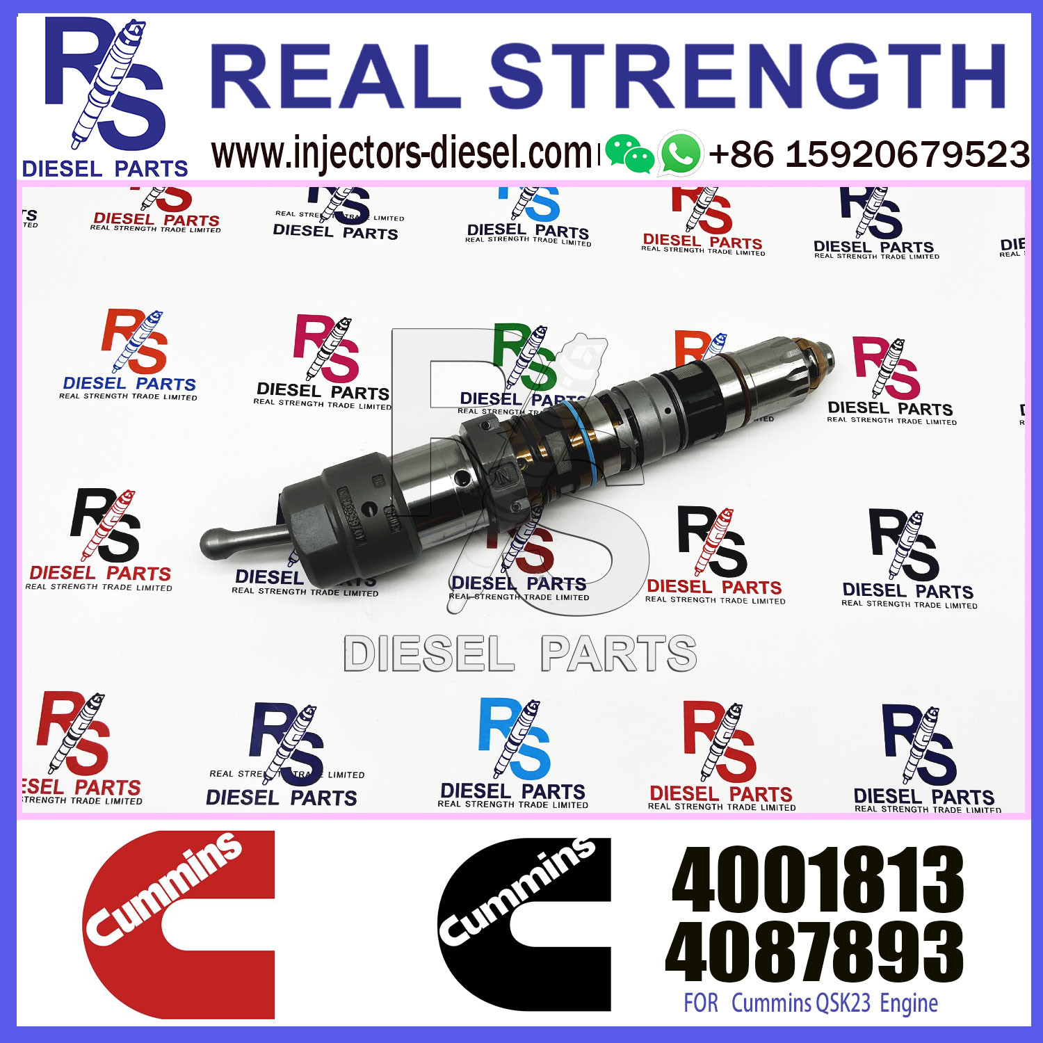 fuel injector 4088427 / 4326780 / 4087893 / 4001813 for QSK60 diesel engine parts