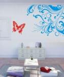 Butterfly The Classic PVC Decoration Wall Flower Stickers F091