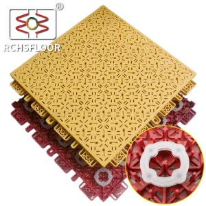 Quality OEM ODM Basketball Court Plastic Tiles PP Interlocking Flooring CE RoSH wholesale