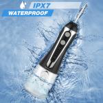Cordless Electric Water Dental Flosser IPX7 Waterproof 2500mAh Battery Operated