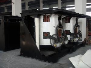 Quality Medium Frequency Hydraulic Steel shell furnace KGPS-2000KW/3000kg wholesale