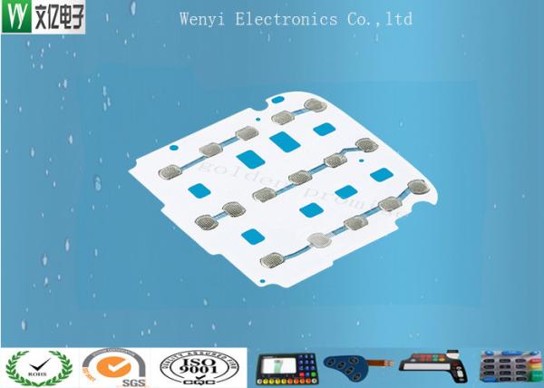 Membrane Switch Tactile Metal Domes Assembly SUS301 5 Dimple For Remote