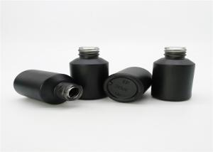 Quality In Stock Black Frosted Small Glass Dropper Bottles With 18/410 Neck Size wholesale