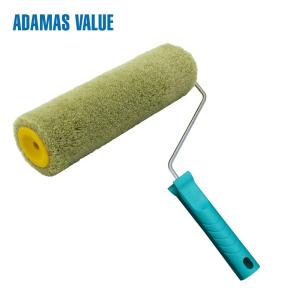 Quality Green Fabric Wall Paint Roller , Acrylic Brush Professional Paint Roller wholesale
