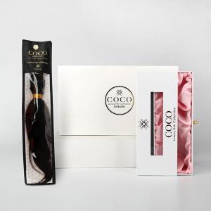 Quality 10cm Hair Extension Packaging Box For Wigs Bundles Drawer Hair Weave wholesale