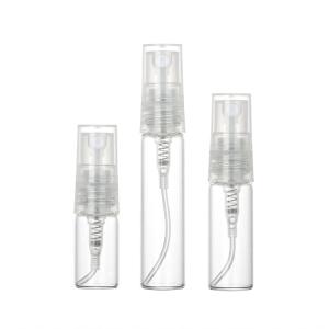 Quality Travel Cosmetic Spray Bottle 5ML Clear Plastic Spray Bottles Recyclable wholesale