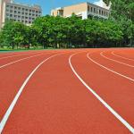 9mm Spray Coating System Outdoor Running Track Cement Concrete School Sport