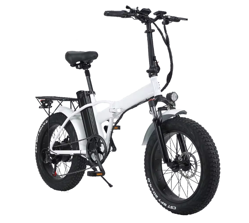 20 Inch Fat Tire Electric Folding Bike Long Range 500W Motor Ebike 15Ah Ebike Electric City Bike For Adult Electric Bicycle