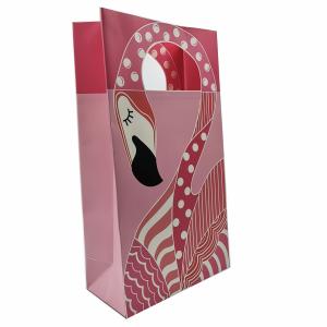 Quality PMS Luxury CCNB Paper Clothing Gift Packaging Bag Debossed wholesale
