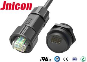 Quality Outdoor IP68 Waterproof Rj45 Ethernet Connector PA66 Nylon For PCB wholesale