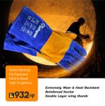 SAFEYEAR 16in Safety Working Gloves Welding Gloves Heat Resistant Flome