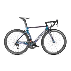 Quality Holographic Frame Carbon Fiber Road Bike With Carbon Rim 22 Speed wholesale