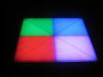 Night Club Rgb Color Changing Led Dancing Floor High Brightness 100 * 100 * 15