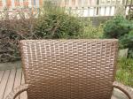 4 Seat Country Style PE Rattan Wicker Kitchen / Dining Room Sets