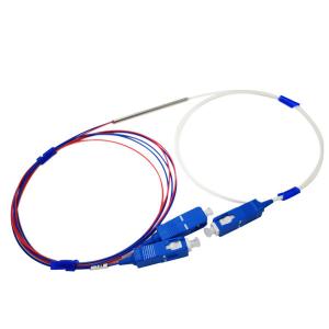 Quality Mini Steel Tube FBT Splitter 1x2 1310/1490/1550nm Fiber Optic Couplers And Splitters wholesale