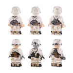 WW2 military action winter German soldier mini figure building block legoinglys