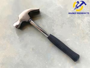 Quality 8OZ Size Carbon Steel Materials Claw Hammer With Steel Tubular Color Handle (XL0022) wholesale