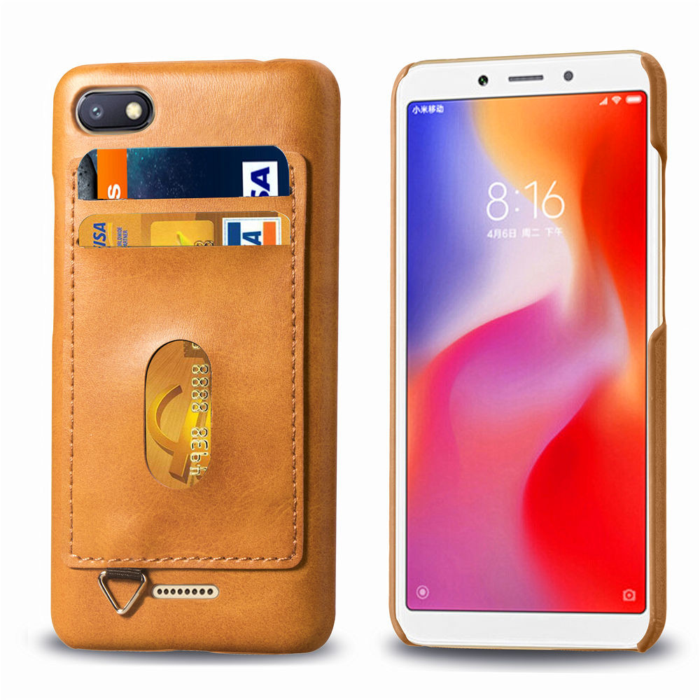 Simple Card Slot Matte PU + PTU Phone Back Case For Huawei Smartphones Mate 20 Pro Honor7A P20 Lite Multi Color