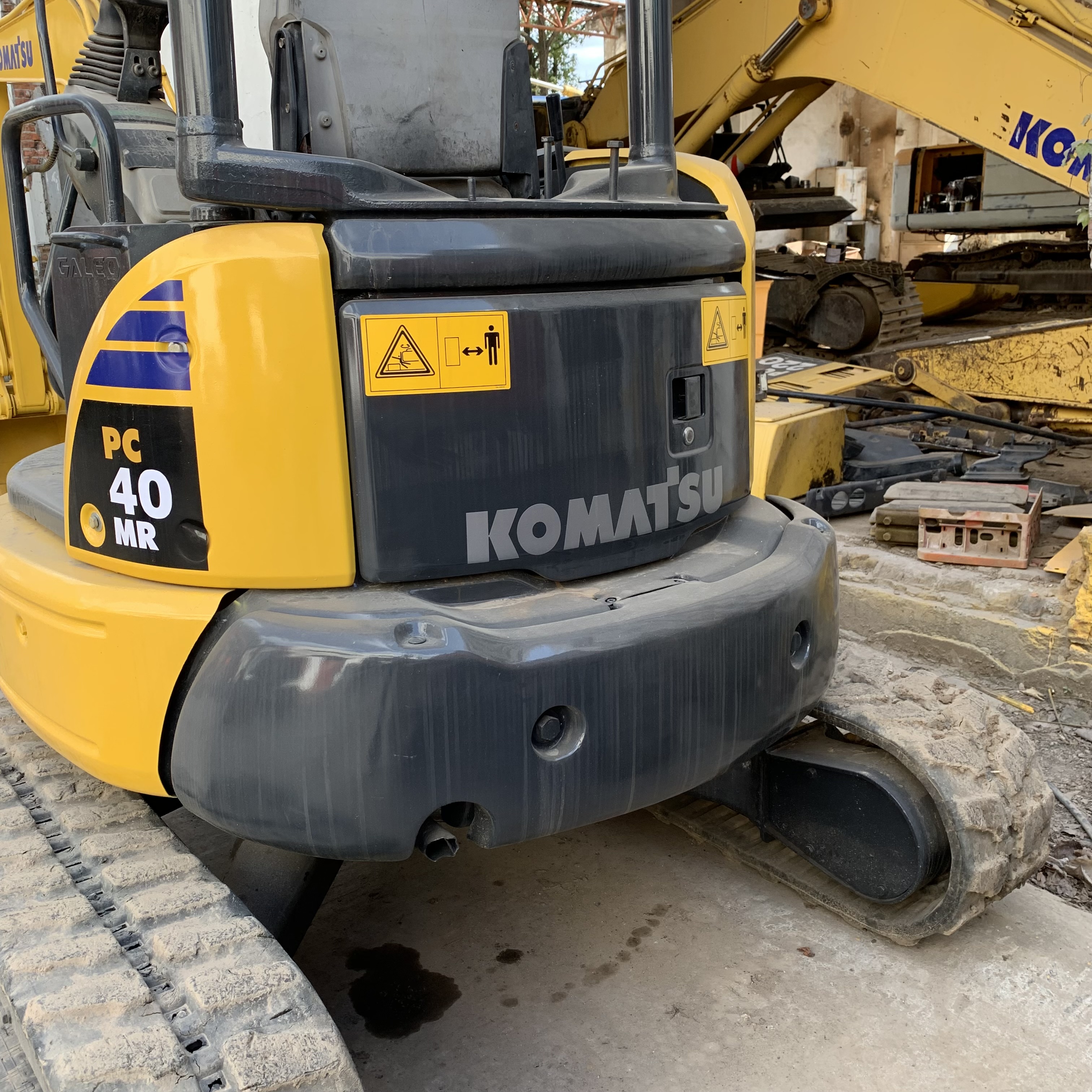 Second Hand Komatsu PC40MR Used Excavator With Original Color And Hydraulic Cylinder