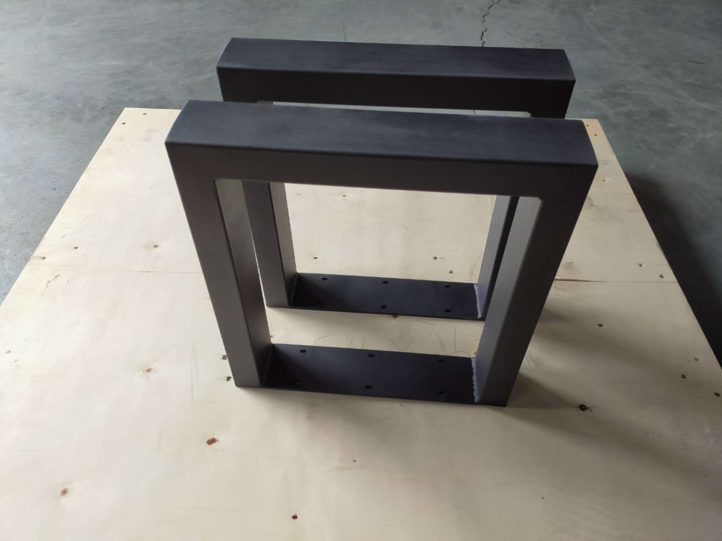 0.9mm Thickness Wide Square Tube Metal Dining Table Legs for Modern Furniture DIY
