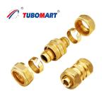 Cross Linked Polyethylene Male Compression Pipe Fittings Chrome Plated
