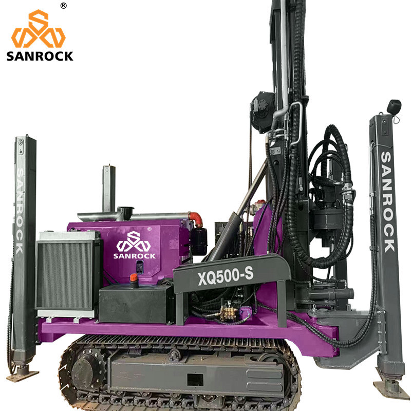 Crawler Water Well Drilling Rig Equipment Rotary Borehole Hydraulic Water Drilling Rig
