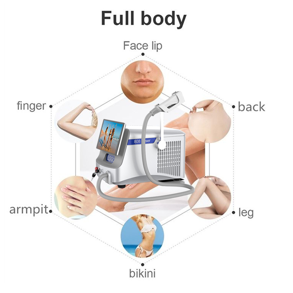 Advanced 1600W Fiber Coupled Diode Laser Hair Removal Machine OEM ODM Services