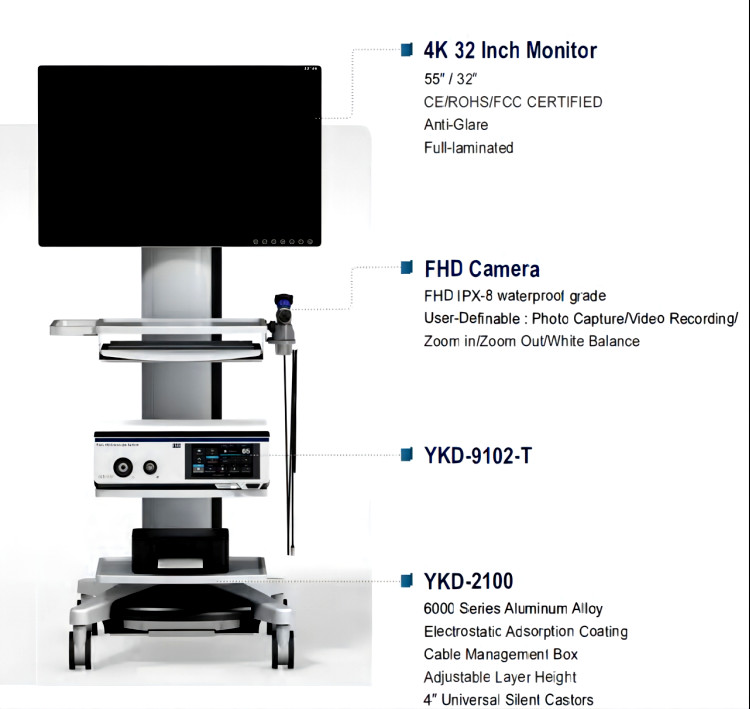 19in FHD Monitor Surgical 4K Endoscope Camera Anti Glare BTH-9100