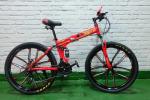 20 Inch Fold Up Bicycles For Adults Steel Frame Inner Painting Length 1.33m