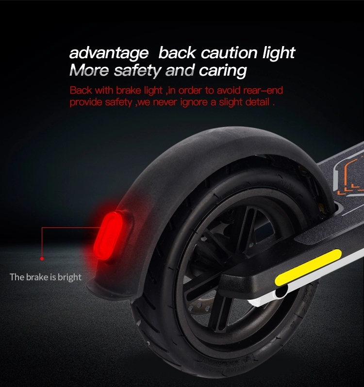 Portable Adult Electric E Scooter 36V 7.5Ah 8.5 Inch Double Wheels Load 100KG