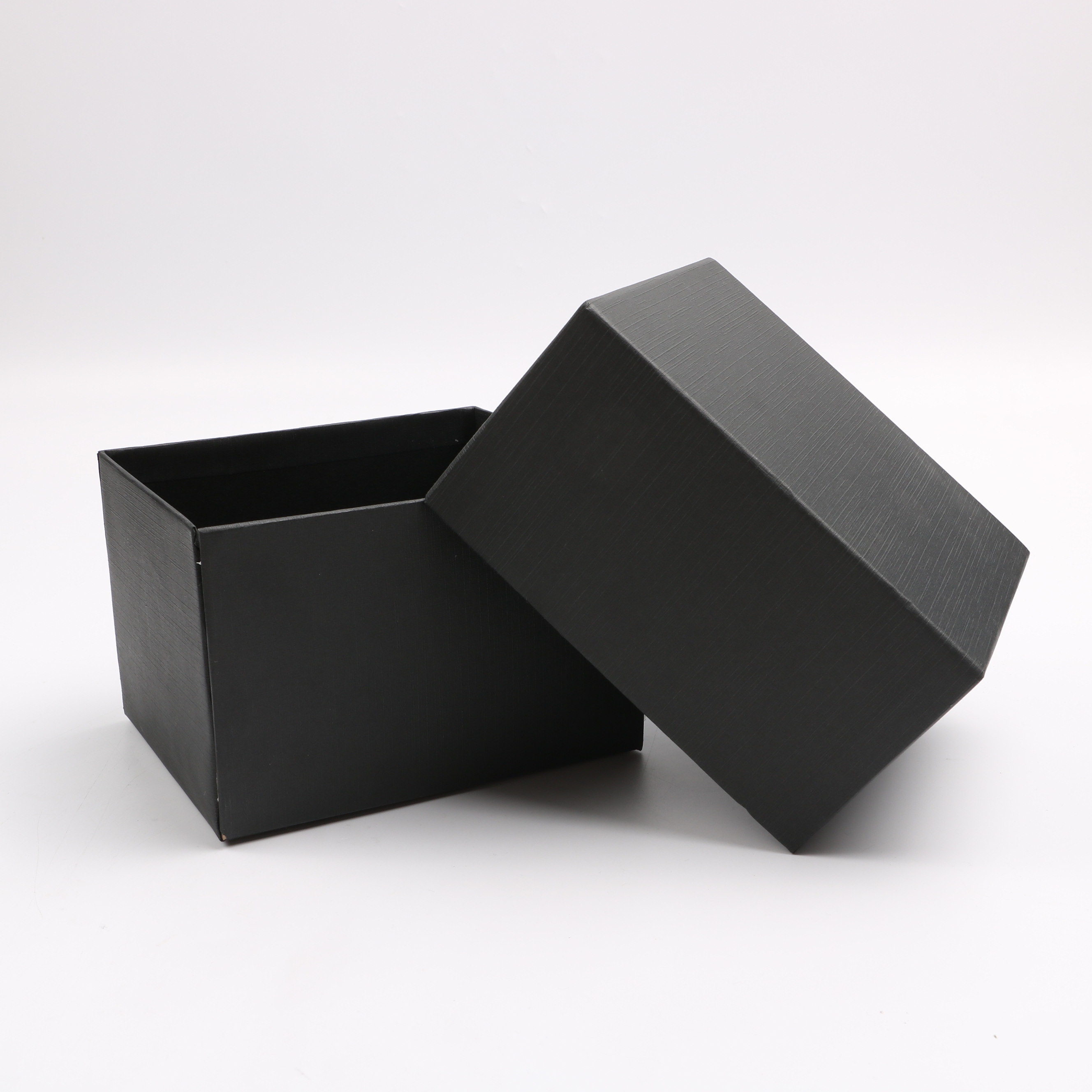 Custom Black Rigid Paper Packaging Box for Jewelry Electronic Cosmetics Gift Production Time 10-15 Days for Personalized Boxes