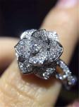Piaget full diamonds rose ring 18kt gold with white gold or yellow gold