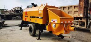 Quality Sany HBT60C Used Concrete Trailer Pump Diesel Engine 14MPa High Pressure wholesale