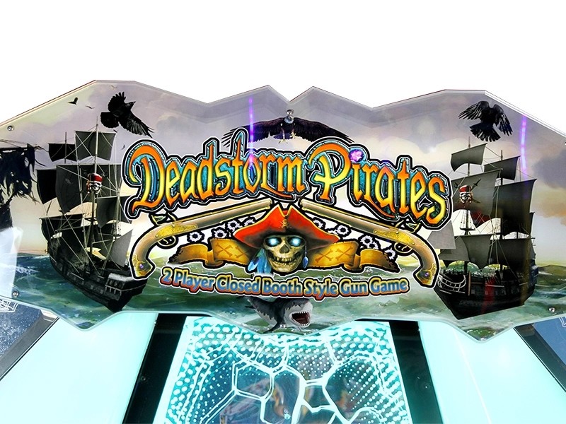 220v Pirate Ship Gun Shooting Arcade Game Machine For Amusement Park