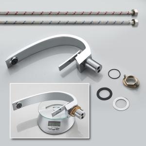 Quality Chrome Plate High End Small Bathroom Sink Faucets 35MM Ceramic Cartridge wholesale