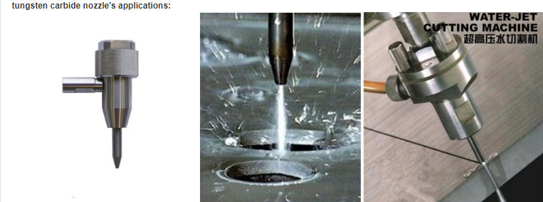 Original Tungsten Carbide Oil Spray Nozzle / Water Jet Cutting Nozzle