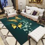 Polyester Fiber Living Room Floor Carpets Modern Simple Household Bedroom Sofa