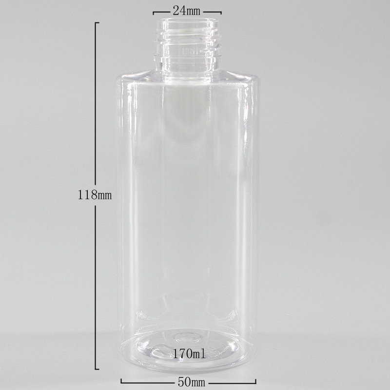 Transparent 170ml 180ml 300ml Makeup Remover Press Pump