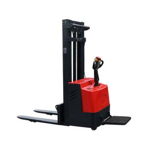 Quality 2 Cyclinder Electric Pallet Stacker Walkie Lift Battery Powered 1600mm wholesale