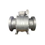 API 6D API 608 Forged Steel 3 Piece Trunnion Ball Valve Flange Ends