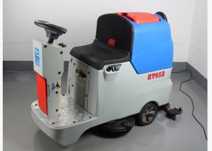 China Double Brush Floor Sweeper And Scrubber 180 Rpm Brush Rotation Speed Iso9001 on sale