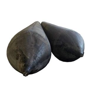 Quality OEM Dry Docking Ship Launching Air Bags , Cylindrical Marine Rubber Airbags wholesale