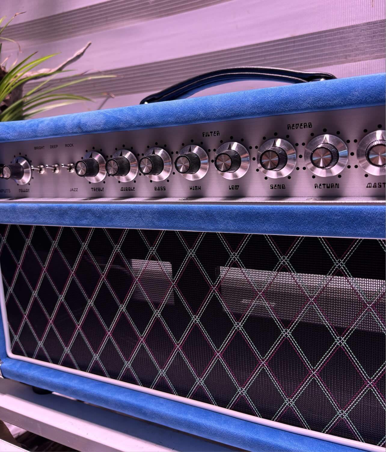 Custom Dumble CLONE Steel String Singer Head 20W 50W 100W with Suede Color, Grand Amplifier SSS Model