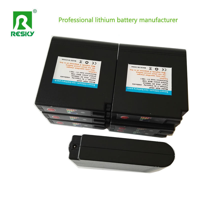 Rechargeable Heated Lithium Battery 7.4V 2s2p 4400mAh 18650 Li-ion Battery Pack