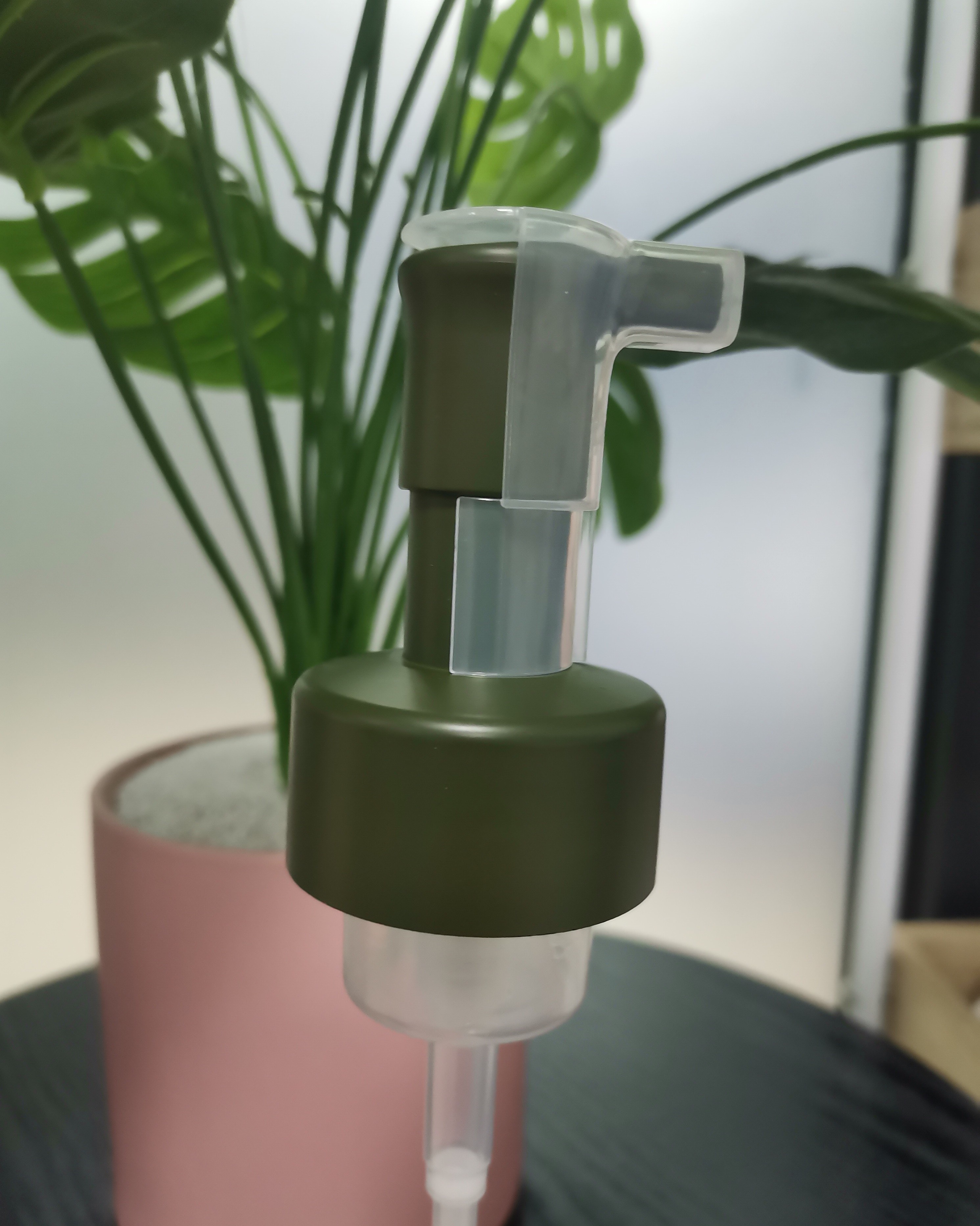 Precise Dimension Foam Bottle Pump Transparent Pump Tube Color 43-410-D Closure Model