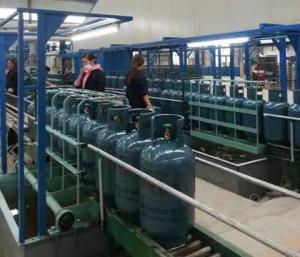 Quality LPG Gas Cylinder Manufacturing Equipment Air Leakage Testing Machine 0.8MPa wholesale